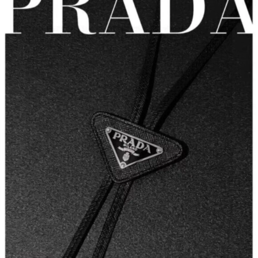 New Prada Saffiano Leather Bolo Tie Unisex✨🎁 - Picture 2 of 7